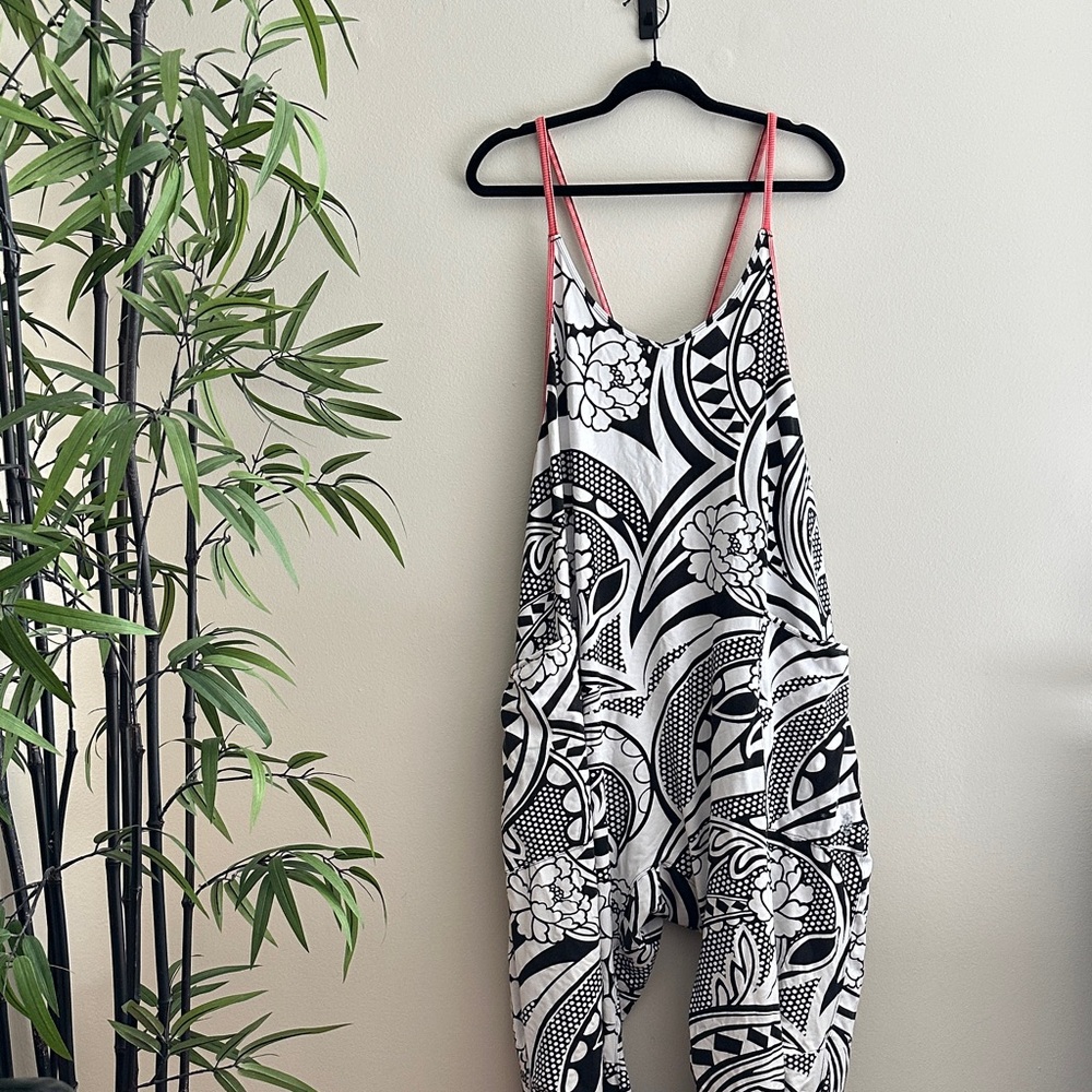 Retired Print Free People Hotshot Onesie Size XL